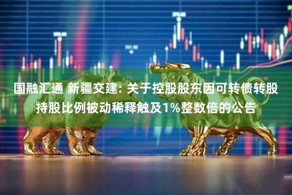 国融汇通 新疆交建: 关于控股股东因可转债转股持股比例被动稀释触及1%整数倍的公告